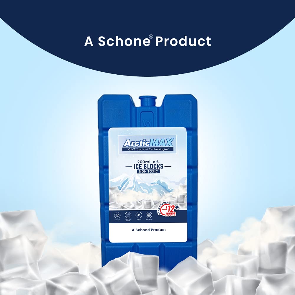 Ice Blocks 200ml x 6 – Coolant that Simply Stays Frozen for Longer – 12+ Hrs Chilled - BEVERAGES done RIGHT